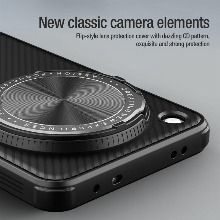 For OPPO Find X8 Ultra NILLKIN Black Mirror Prop CD Texture Mirror Phone Case(Black) by NILLKIN