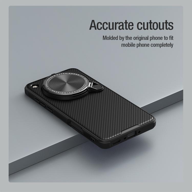 For OPPO Find X8 Ultra NILLKIN Black Mirror Prop CD Texture Mirror Phone Case(Black) by NILLKIN