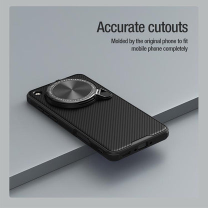 For OPPO Find X8 Ultra NILLKIN Black Mirror Prop CD Texture Mirror Phone Case(Black) by NILLKIN
