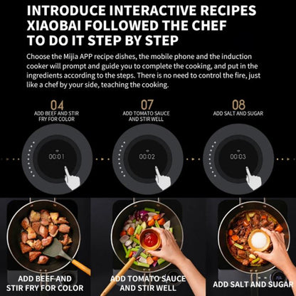Original Xiaomi Mijia Smart Ultra-thin Induction Cooker 2100W Home Induction Cooker(US Plug) by Xiaomi