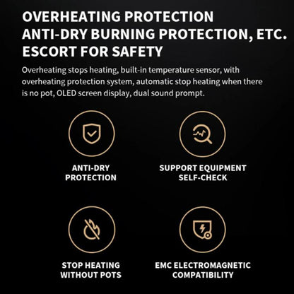 Original Xiaomi Mijia Smart Ultra-thin Induction Cooker 2100W Home Induction Cooker(US Plug) by Xiaomi