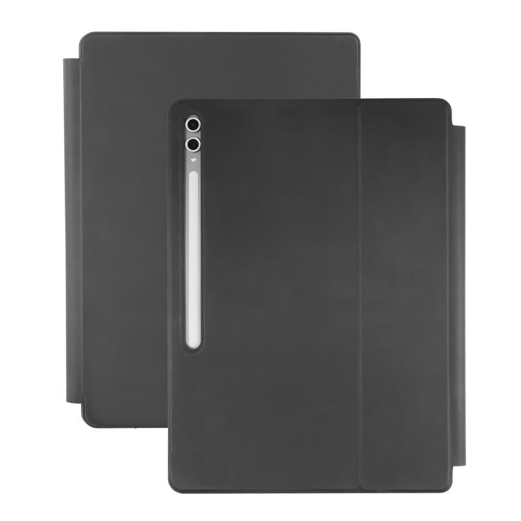 For Samsung Galaxy Tab S10 Ultra / S9 Ultra / S8 Ultra P910 Magnetic Bluetooth Keyboard Leather Tablet Case(Black) by bashfashion