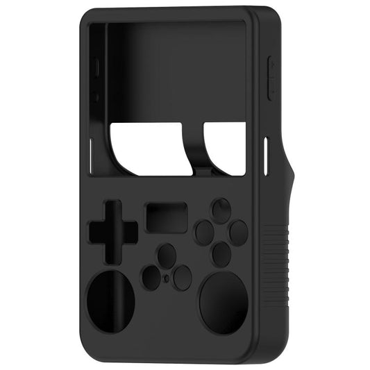 For ANBERNIC R36S Silicone Handheld Game Console Protective Case(Black) by bashfashion