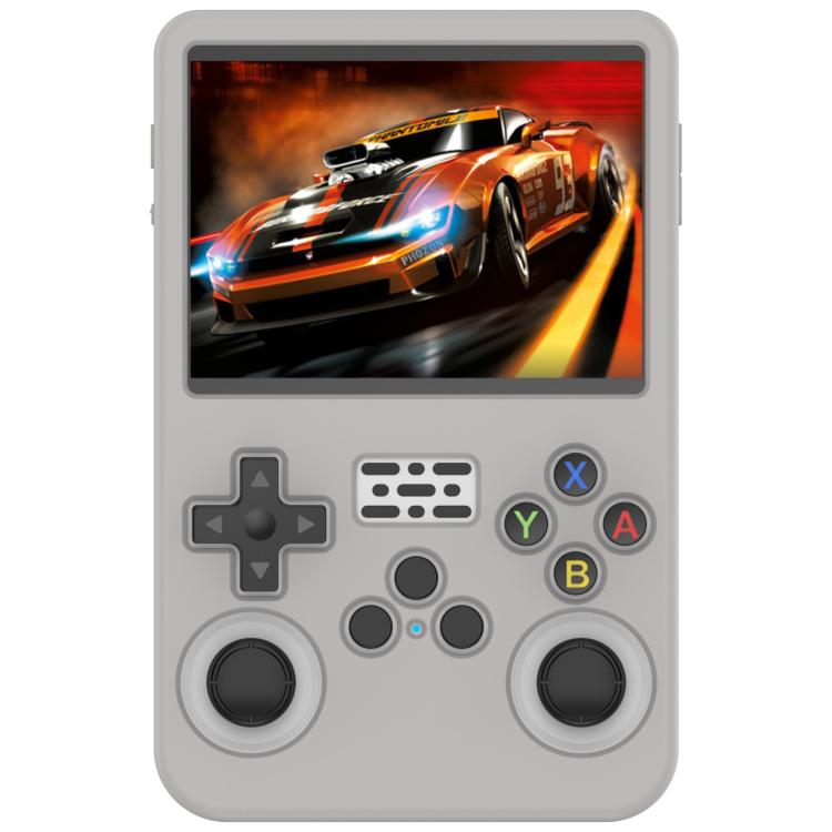For ANBERNIC R36S Silicone Handheld Game Console Protective Case(Grey) by bashfashion