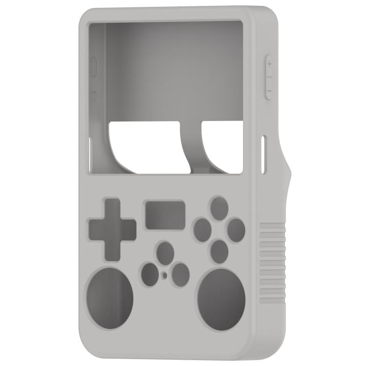 For ANBERNIC R36S Silicone Handheld Game Console Protective Case(Grey) by bashfashion