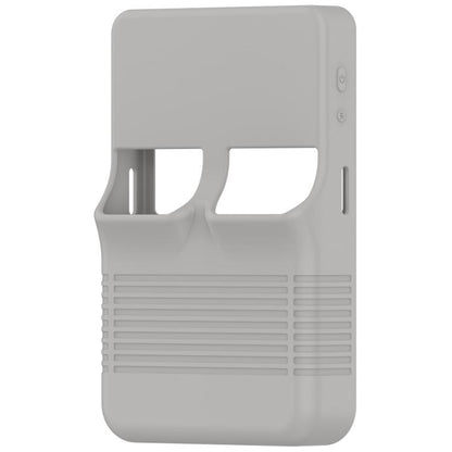 For ANBERNIC R36S Silicone Handheld Game Console Protective Case(Grey) by bashfashion