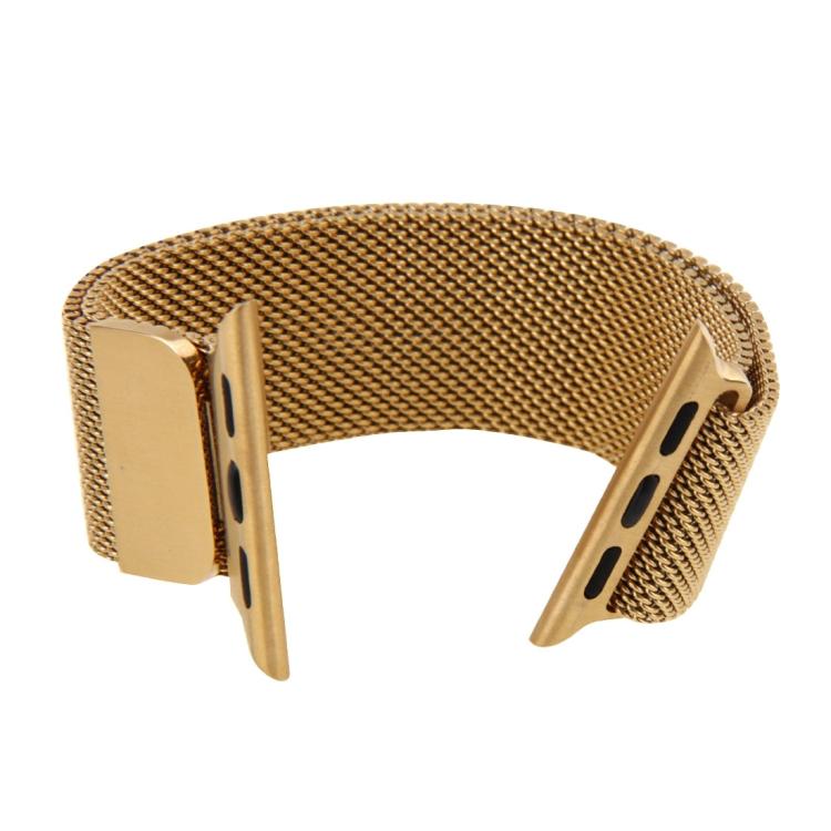 For Apple Watch 42mm / 41mm / 40mm / 38mm xDfind Milanese Loop Magnetic Metal Watch Band(Gold) by xDfind