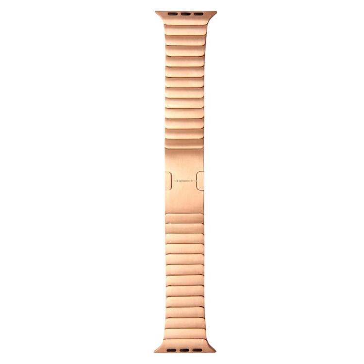 For Apple Watch 46mm / 49mm / 45mm / 44mm xDfind One Bead Stainless Steel Watch Band(Rose Gold) by xDfind