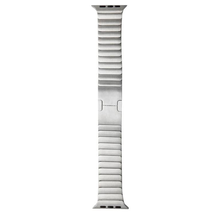 For Apple Watch 46mm / 49mm / 45mm / 44mm xDfind One Bead Stainless Steel Watch Band(Silver) by xDfind