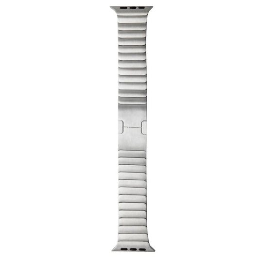 For Apple Watch 46mm / 49mm / 45mm / 44mm xDfind One Bead Stainless Steel Watch Band(Silver) by xDfind