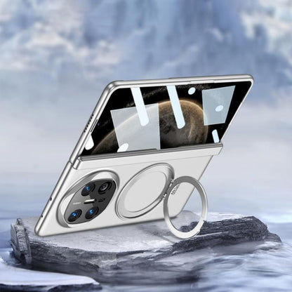 For Huawei Mate X6 GKK Integrated Magnetic Folding Hinge Ultra-thin Phone Case with Rotating Stand(Red) by GKK