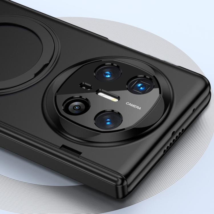 For Huawei Mate X6 GKK Integrated Magnetic Folding Hinge Ultra-thin Phone Case with Rotating Stand(Red) by GKK