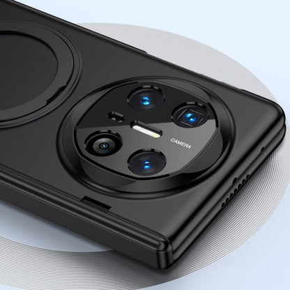 For Huawei Mate X6 GKK Integrated Magnetic Folding Hinge Ultra-thin Phone Case with Rotating Stand(Red) by GKK