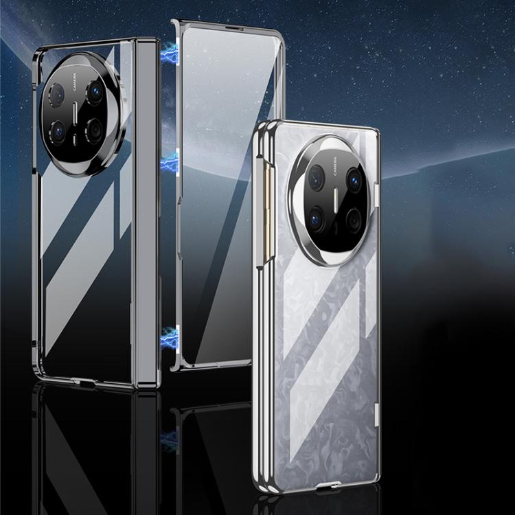 For Huawei Mate X6 GKK Integrated Magnetic Folding Hinge Ultra-thin Phantom Phone Case(Silver) by GKK