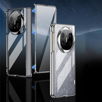 For Huawei Mate X6 GKK Integrated Magnetic Folding Hinge Ultra-thin Phantom Phone Case(Silver) by GKK