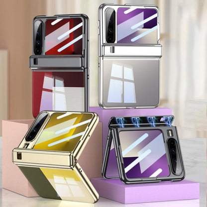 For Huawei Pura X GKK Folding Magnetic Hinge Phantom Phone Case(Silver) by GKK