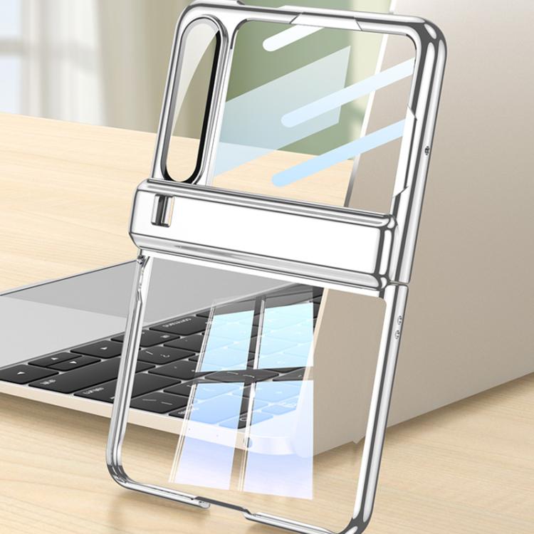 For Huawei Pura X GKK Folding Magnetic Hinge Phantom Phone Case(Silver) by GKK