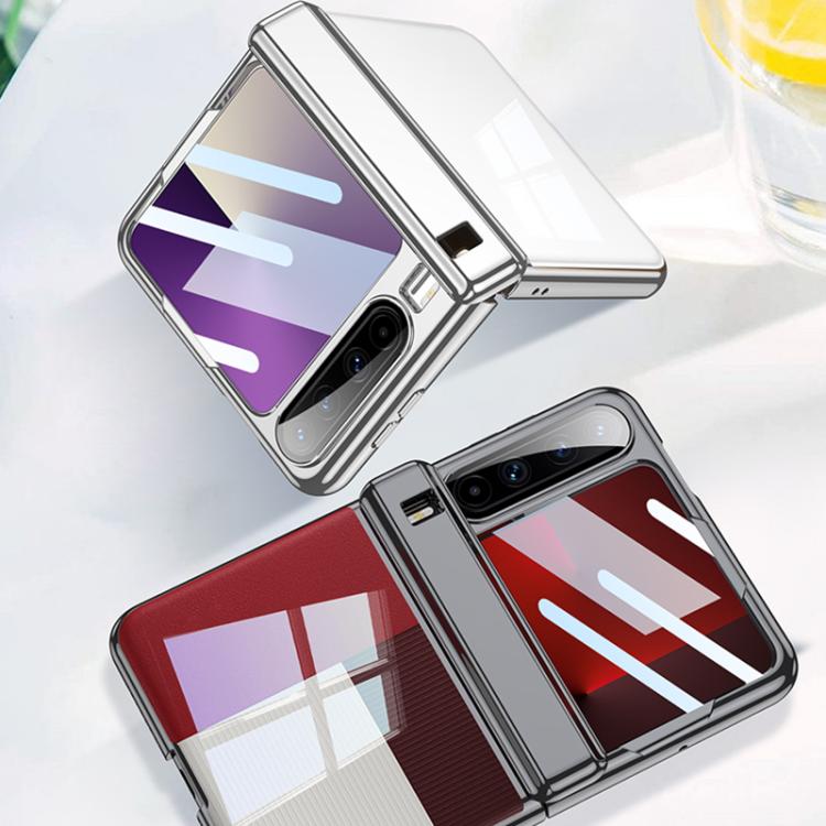 For Huawei Pura X GKK Folding Magnetic Hinge Phantom Phone Case(Silver) by GKK