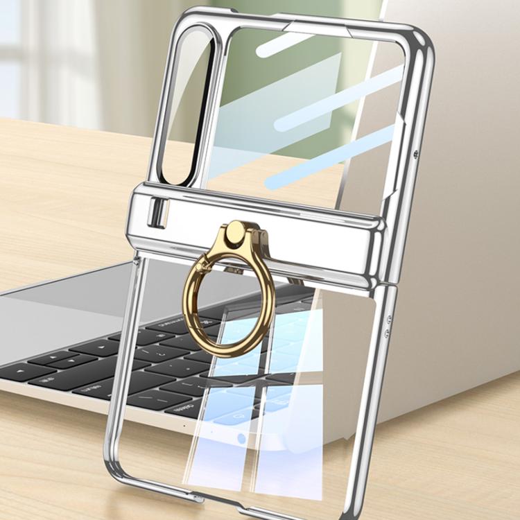 For Huawei Pura X GKK Folding Magnetic Hinge Phantom Phone Case with Ring Holder(Black) by GKK