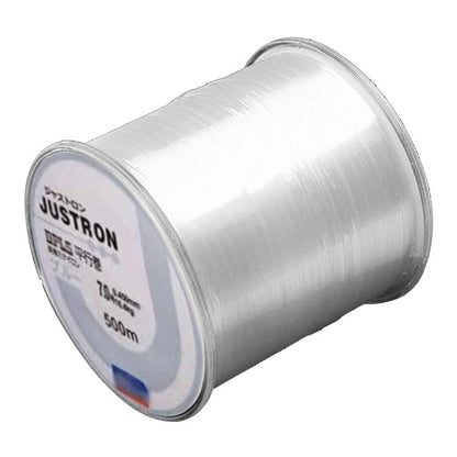 1.5# 0.20mm 3.35kg Tension 500m Extra Strong Imported Raw Silk Nylon Fishing Line(Transparent) by bashfashion