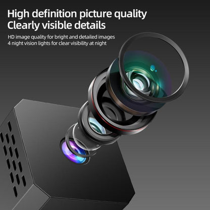 F1 1080P WiFi Mini Camera Supports Infrared Night(Black) by bashfashion