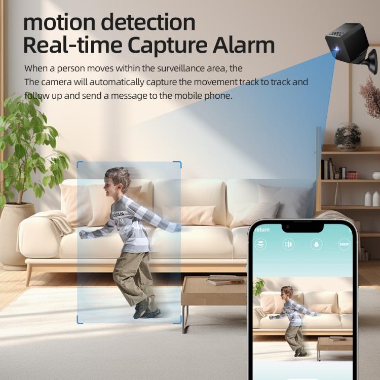 F1 1080P WiFi Mini Camera Supports Infrared Night(Black) by bashfashion