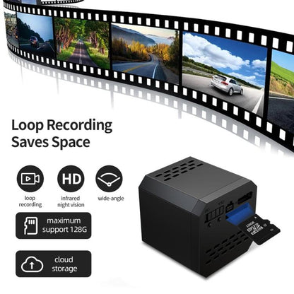 F1 1080P WiFi Mini Camera Supports Infrared Night(Black) by bashfashion