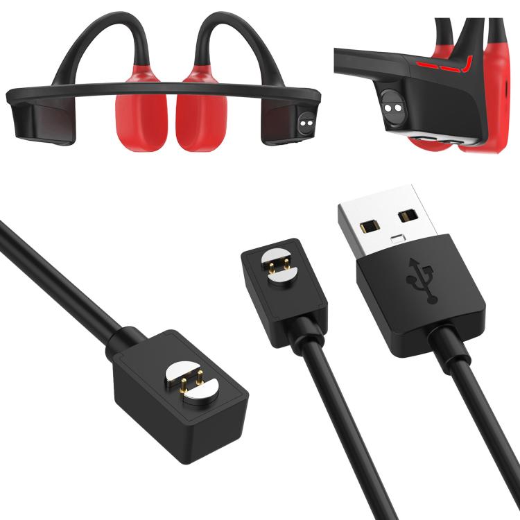 For Suunto Sonic / Suunto Wing xDfind USB Port Magnetic Charging Cable, Length: 1m(Black) by xDfind