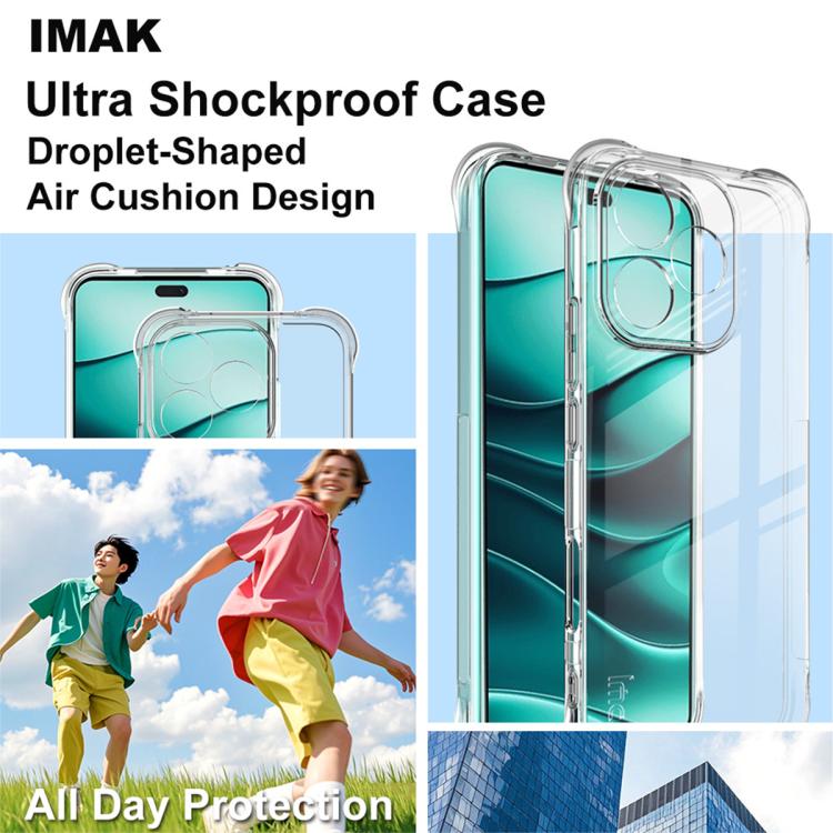 For Honor 400 Lite Global imak Shockproof Airbag TPU Phone Case(Transparent) by imak