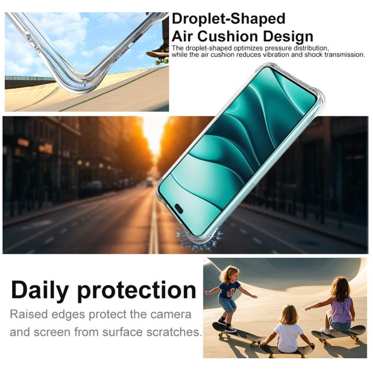 For Honor 400 Lite Global imak Shockproof Airbag TPU Phone Case(Transparent) by imak