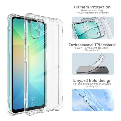 For Samsung Galaxy A06 5G imak Shockproof Airbag TPU Phone Case(Transparent) by imak