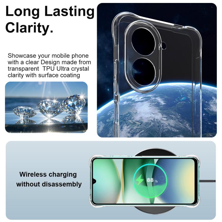 For Redmi A5 4G 171.7mm imak Shockproof Airbag TPU Phone Case(Transparent) by imak