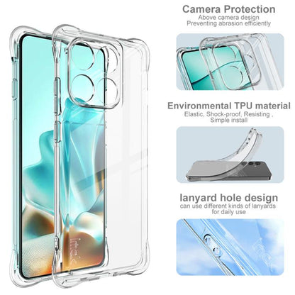 For Motorola Edge 5G 2025 imak Shockproof Airbag TPU Phone Case(Transparent) by imak