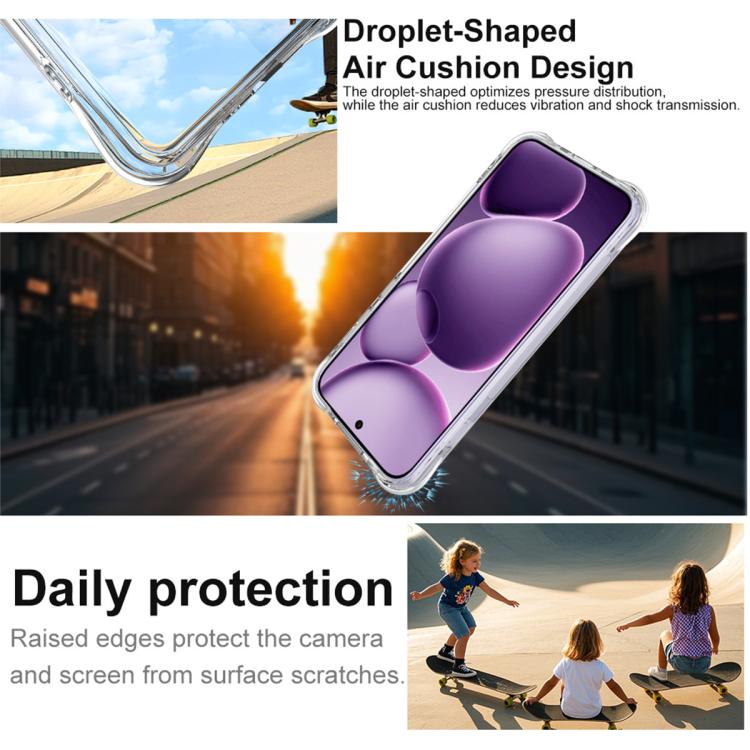 For OPPO Find X8s+ imak Shockproof Airbag TPU Phone Case(Transparent) by imak