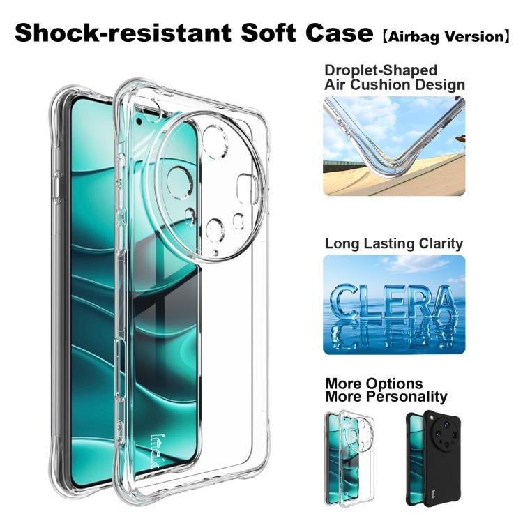 For OPPO Find X8 Ultra imak Shockproof Airbag TPU Phone Case(Transparent) by imak