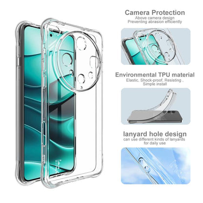 For OPPO Find X8 Ultra imak Shockproof Airbag TPU Phone Case(Transparent) by imak