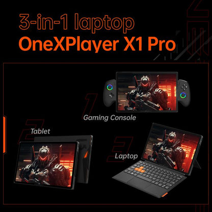 ONE-NETBOOK OneXPlayer X1 Pro 10.95 inch Handheld Game Console, 64GB+4TB, Windows 11 AMD Ryzen AI 9 HX 370(Black) by ONE-NETBOOK