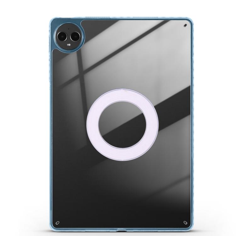 For Huawei MatePad Pro 12.2 Trifold Magnetic Split Acrylic Leather Tablet Case(Ice Blue) by bashfashion