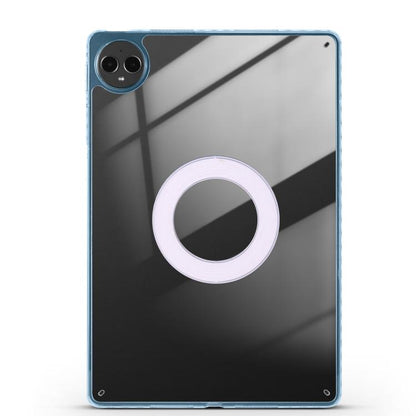 For Huawei MatePad Pro 12.2 Trifold Magnetic Split Acrylic Leather Tablet Case(Ice Blue) by bashfashion