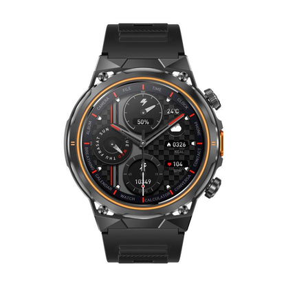 AK81 BT Call Smart Watch, Support Blood Pressure / Heart Rate / Sports Health Monitoring Fitness Tracker(Black Silicone) by bashfashion