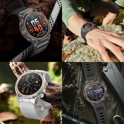 AK81 BT Call Smart Watch, Support Blood Pressure / Heart Rate / Sports Health Monitoring Fitness Tracker(Black Silicone) by bashfashion