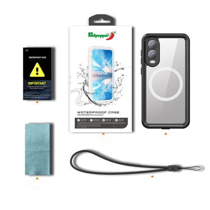 For Samsung Galaxy S25 Edge 5G RedPepper MagSafe IP68 Waterproof Phone Case(Black) by RedPepper