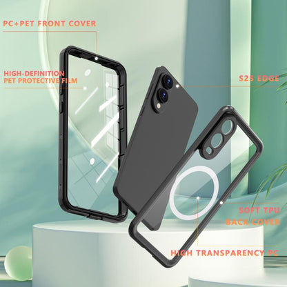 For Samsung Galaxy S25 Edge 5G RedPepper MagSafe IP68 Waterproof Phone Case(Black) by RedPepper