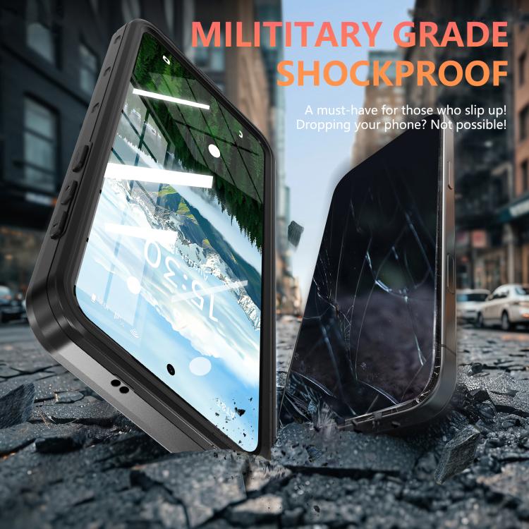 For Samsung Galaxy S25 Edge 5G RedPepper MagSafe IP68 Waterproof Phone Case(Black) by RedPepper