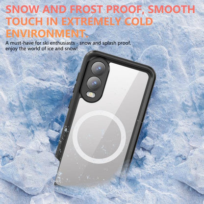 For Samsung Galaxy S25 Edge 5G RedPepper MagSafe IP68 Waterproof Phone Case(Black) by RedPepper