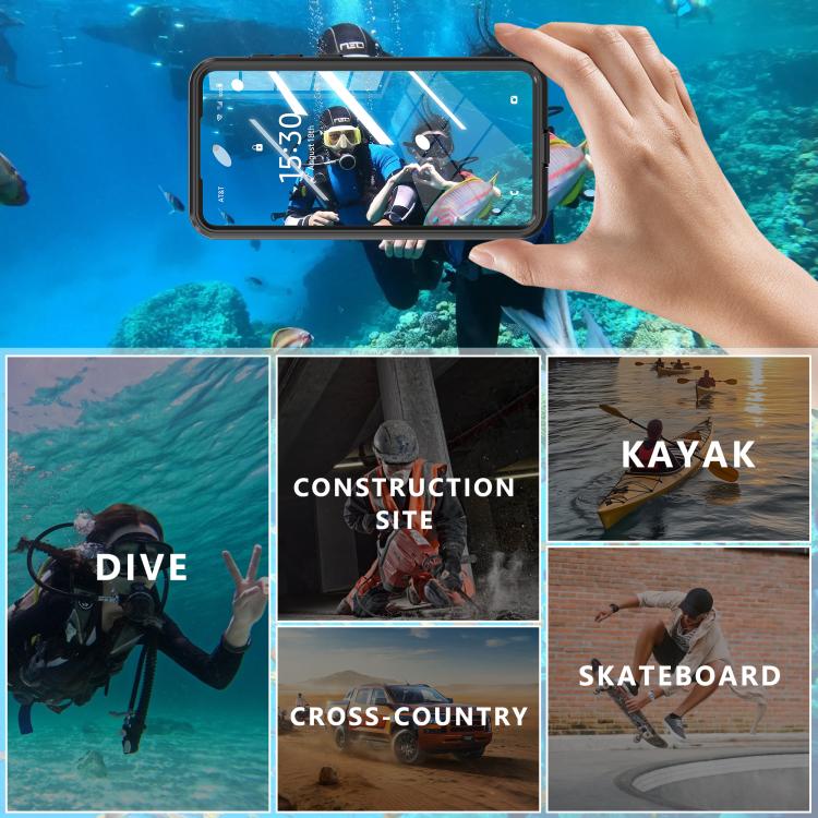 For Samsung Galaxy S25 Edge 5G RedPepper MagSafe IP68 Waterproof Phone Case(Black) by RedPepper