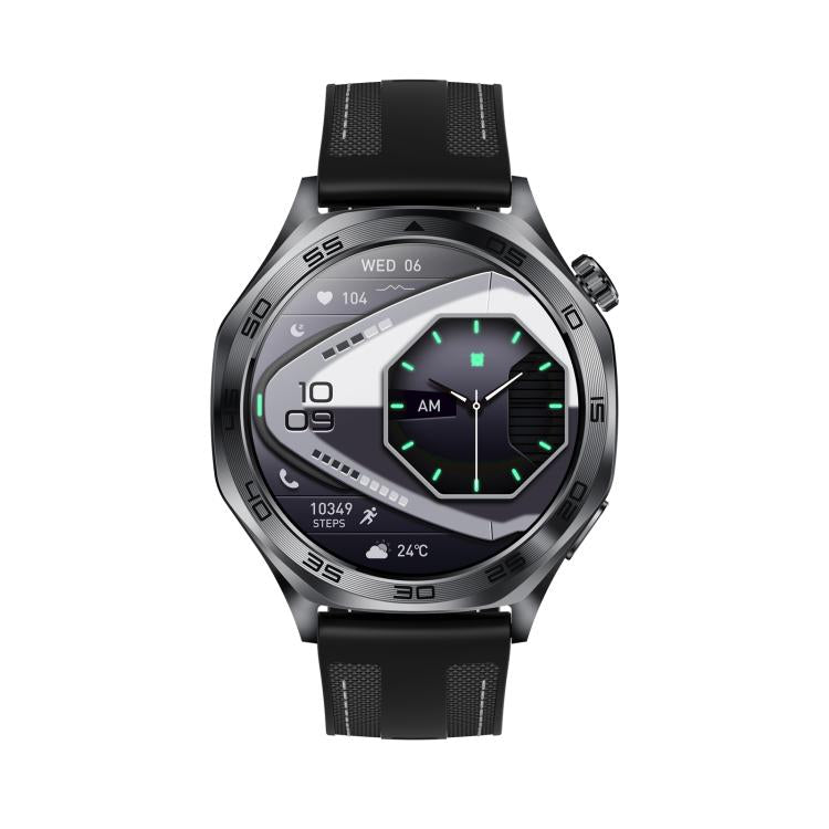 AK83 BT Call Smart Watch, Support Blood Pressure / Heart Rate / Sports Health Monitoring Fitness Tracker(Black Braid Silicone) by bashfashion