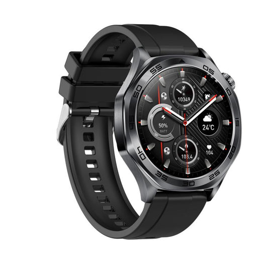 AK83 BT Call Smart Watch, Support Blood Pressure / Heart Rate / Sports Health Monitoring Fitness Tracker(Black Silicone) by bashfashion