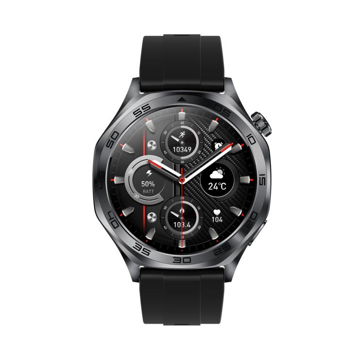 AK83 BT Call Smart Watch, Support Blood Pressure / Heart Rate / Sports Health Monitoring Fitness Tracker(Black Silicone) by bashfashion