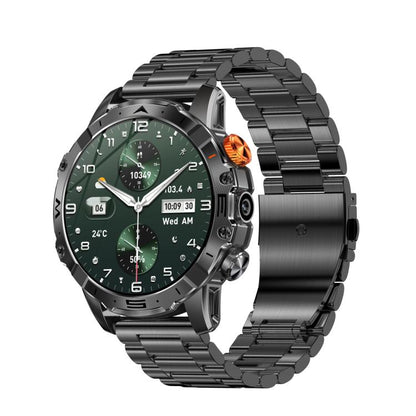 BH11 4G LTE Android 8.1 Smart Watch, 2GB+16GB, Unisoc 8541 Quad Core, Support Heart Rate / Blood Oxygen(Black Steel) by bashfashion